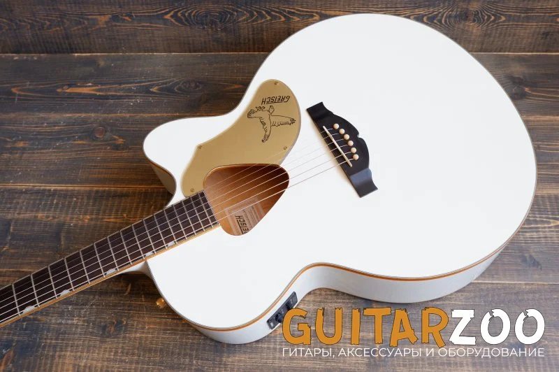 Электроакустическая гитара Gretsch G-5022CWFE WH Rancher Falcon Jumbo — фото 14