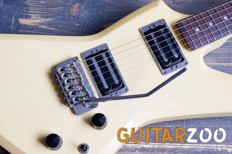 Электрогитара Aria Pro II ZZ Deluxe PW Explorer — фото 2