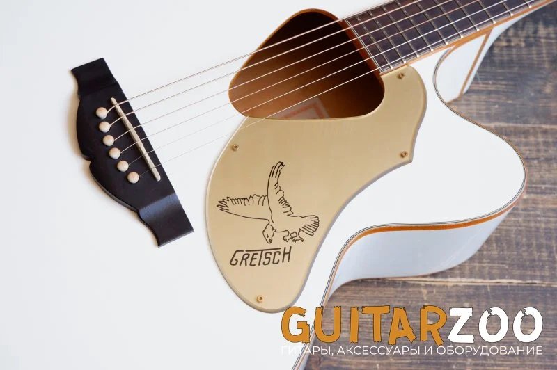 Электроакустическая гитара Gretsch G-5022CWFE WH Rancher Falcon Jumbo — фото 3
