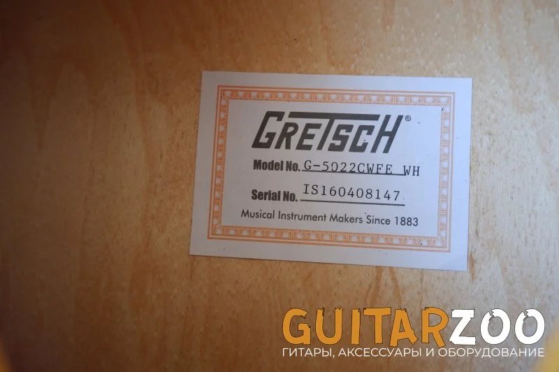 Электроакустическая гитара Gretsch G-5022CWFE WH Rancher Falcon Jumbo — фото 4